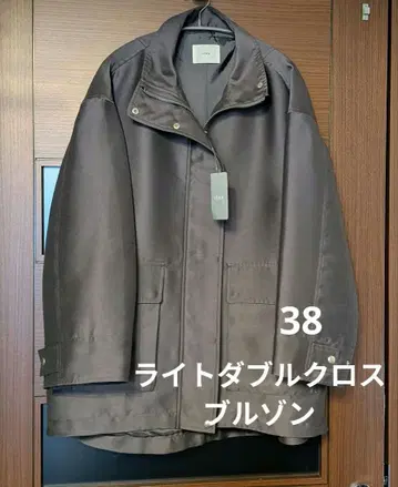 이에나 라이트 더블 크로스 블루종 38 그레이 미사용