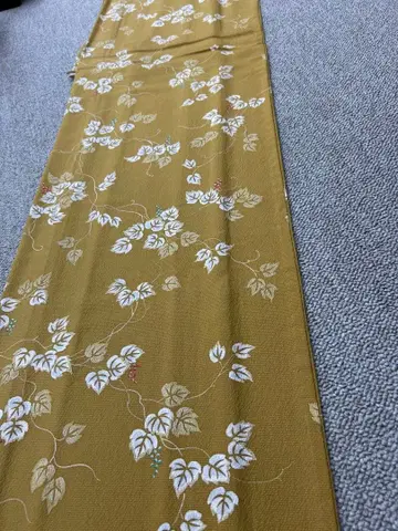 코몬 기모노 단의 겨자색