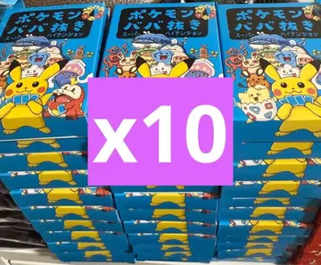 포켓몬 바바누키 파랑 슈퍼 하이텐션 10개