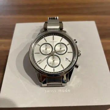 캘빈 클라인 크로노그래프 손목시계 스위스산
