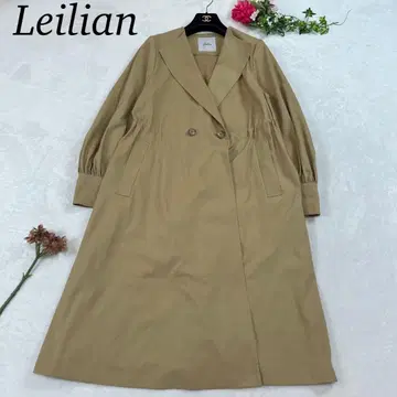 J874 미사용 새상품 M 레리안 현행 택 롱 코트 브라운 여성용