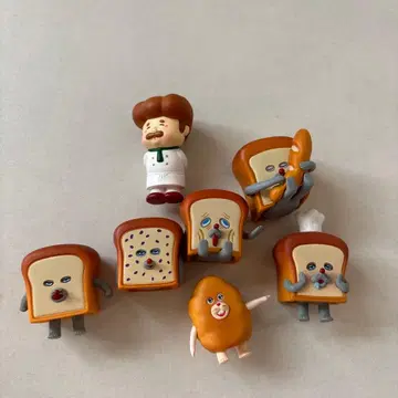 빵 도둑 빵 캐릭터 6개 세트