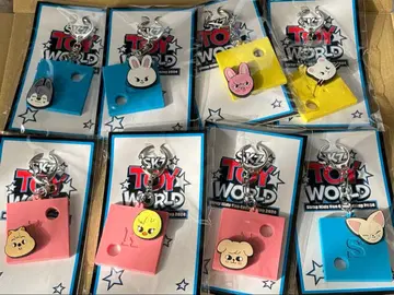 스키즈 토이 월드 온라인 복권 키링 전원 8개 세트