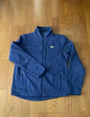 엘엘빈 상의 자켓 플리스 파랑 네이비