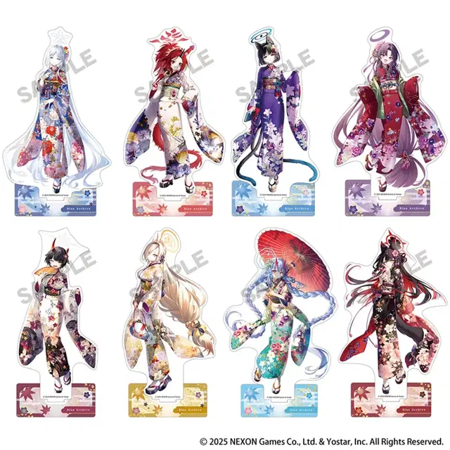 [예약공구] 블루아카이브 공식 교토 콜라보 아크릴 스탠드