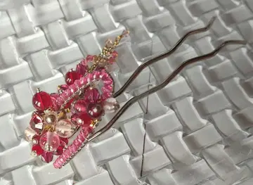 COMPLEX BIZ 스틱 헤어 액세서리 레드 핑크 계열