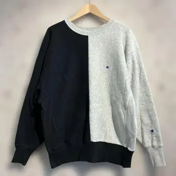 Champion REVERSE WEAVE 바이컬러 크루넥 맨투맨