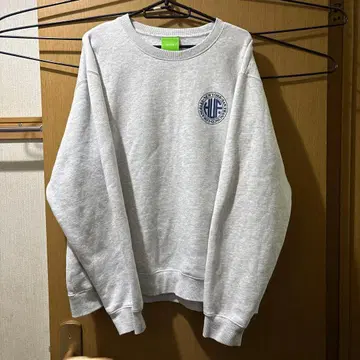 HUF 그레이 맨투맨 L 사이즈