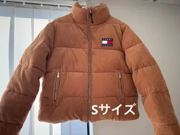 TOMMY JEANS 코듀로이 다운 자켓 S 베이지