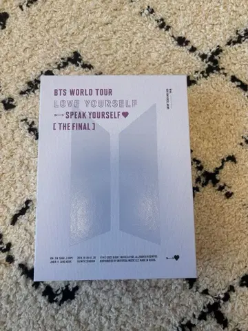 BTS WORLD TOUR 'LOVE YOURSELF' DVD