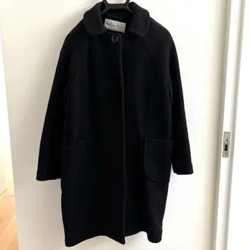 롱 코트 블랙 bulle de savon