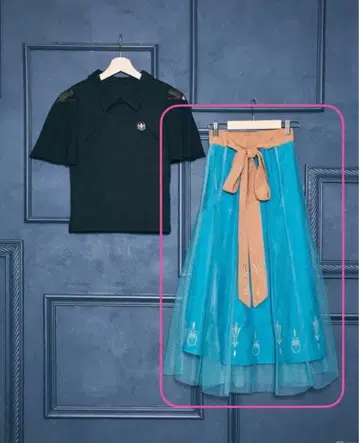 시마무라 치하루 아나와 눈의 여왕 엘사 롱 스커트 M 사이즈