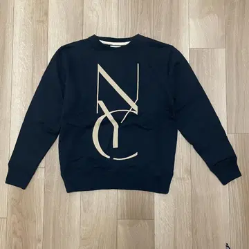 새상품급 S 사이즈 다크 네이비 맨투맨