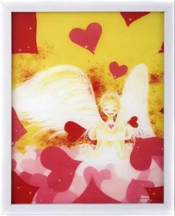 [ 새상품 ] 3coins 야자와 아이 천사는 아니야 유리 인테리어 M