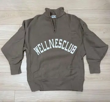 INSCRIRE 클리어 하프 지퍼 맨투맨