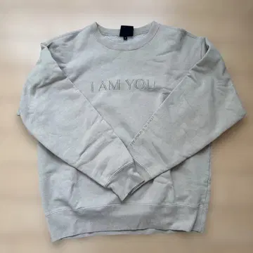 후지이 카제 맨투맨 I AM YOU S 사이즈 베이지