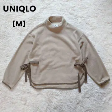 콜라보 유니클로 x WM 플리스 모크넥 풀오버 베이지 [ M ]