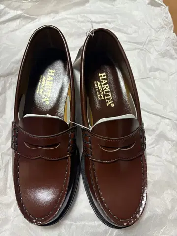 HARUTA 브라운 로퍼 23.5cm