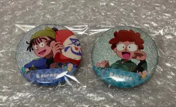 닌타마 란타로 모두 함께 장사 ver. 글리터 캔뱃지 오하마