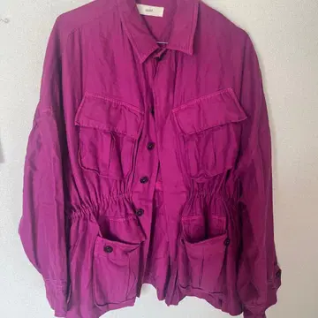 unfil 코튼 실크 셋업 사이즈 0