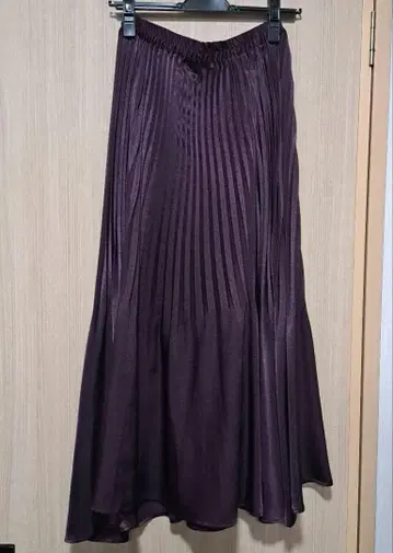 플리츠 스커트 어반 리서치 짙은 보라색