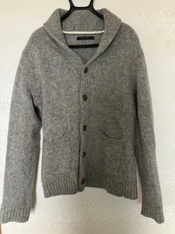 CIAO PANIC 가디건 니트 자켓 그레이 스웨터 울