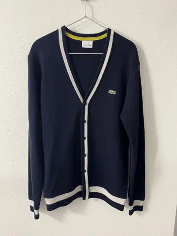 LACOSTE 네이비 가디건 사이즈 4