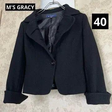 새상품급 사이즈 40 M'S GRACY 엠즈 그레이시 울 자켓