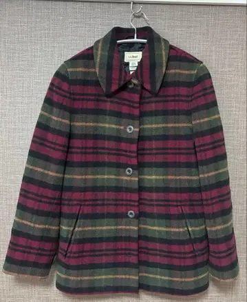 [ 레어 ] 80~90s LLBeen 빈티지 울 자켓 체크