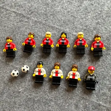 LEGO 코카콜라 유니폼 축구 선수 피규어 세트