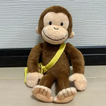 호기심 많은 조지 봉제 인형 옐로우 컬러 백 소지 중고