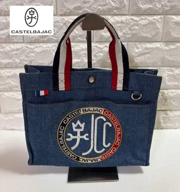[ 새상품급 ] CASTELBAJAC 까스텔바작 데님 핸드백 토트