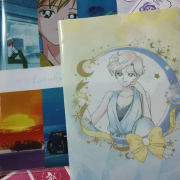 클리어 파일 우라노스 세일러문 A4 여자아이의 일상 컬렉션 제일복권