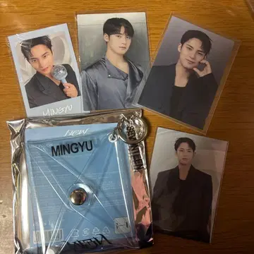 SEVENTEEN 클리어 파우치 트레카 세트 MINGYU