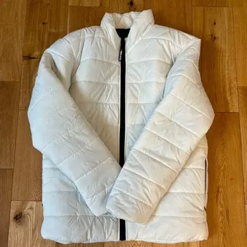 남성용 화이트 다운 자켓 XL