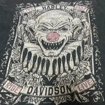 Hurley-Davidson 블랙 T셔츠