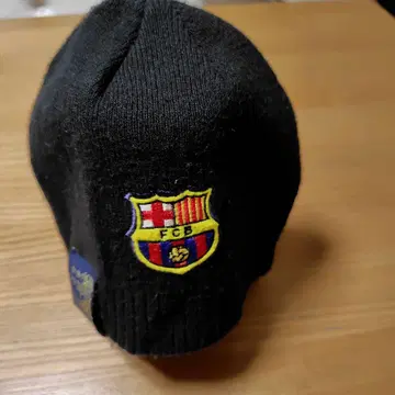 FC Barcelona 블랙 니트 모자