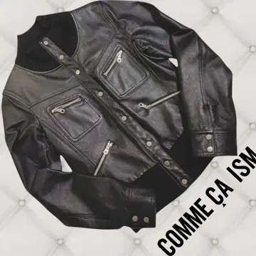 COMME CA ISM 컴시즘 여성용 천연 가죽 가죽 라이더