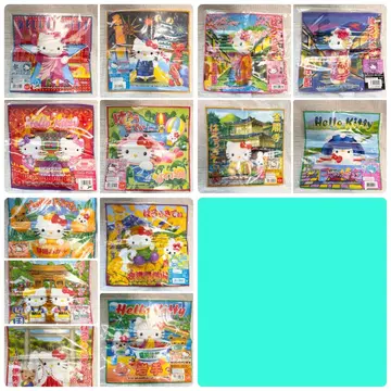 헬로키티 고토치 키티 미니 타월 묶음 판매 헤이세이 레트로 레어