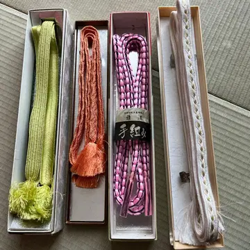 허리띠 세트 ( 그린 오렌지 핑크 화이트 )