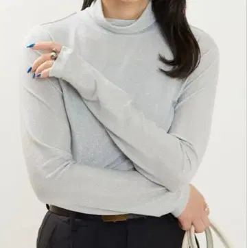 FREAK'S STORE 한정판 라메 플라이스 하이넥 풀오버