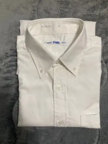 요코하마소에이 중학교 고등학교 지정 남자 와이셔츠 화이트 반팔 M