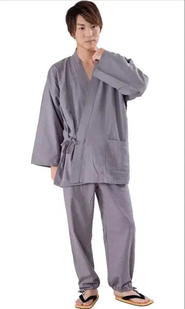 [ 새상품 ] 작무의 LL 사이즈 그레이 계열 남성용 홈웨어 릴랙스 의류