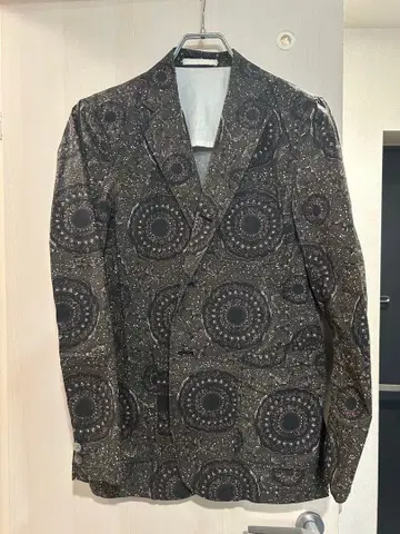 BEAMS 기하학 패턴 테일러드 자켓 M 팬츠 S