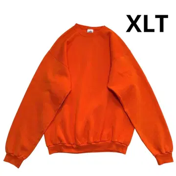 90s USA제 BIKE 무지 맨투맨 XL-TALL 브래드 오렌지