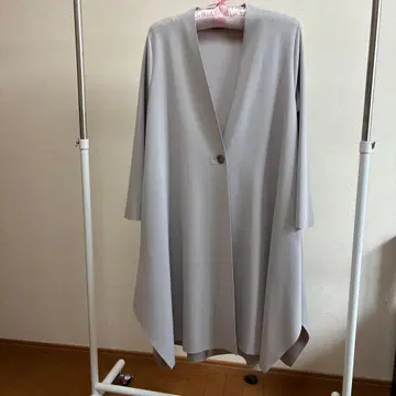 그레이지 롱 코트 버튼 포함