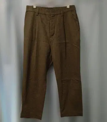 TOUJOURS 테이퍼드 턱 트라우저 팬츠 사이즈 2