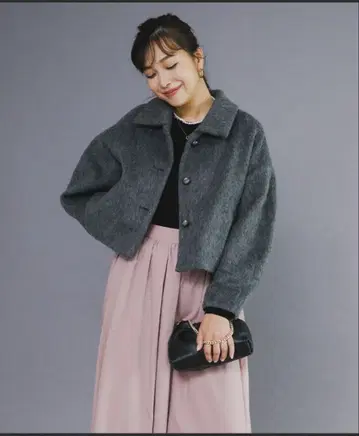 [ UR TECH ] F by ROSSO 샤기 박스 자켓