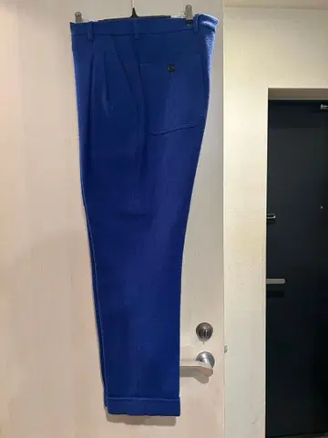 ETRO 헤링본 슬랙스 44 파랑