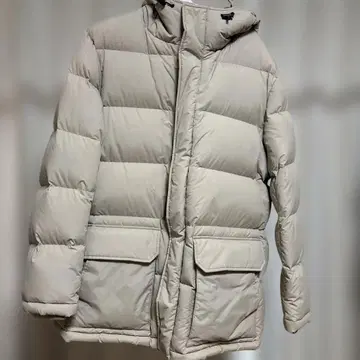 유니클로 베이지 다운 자켓 XL